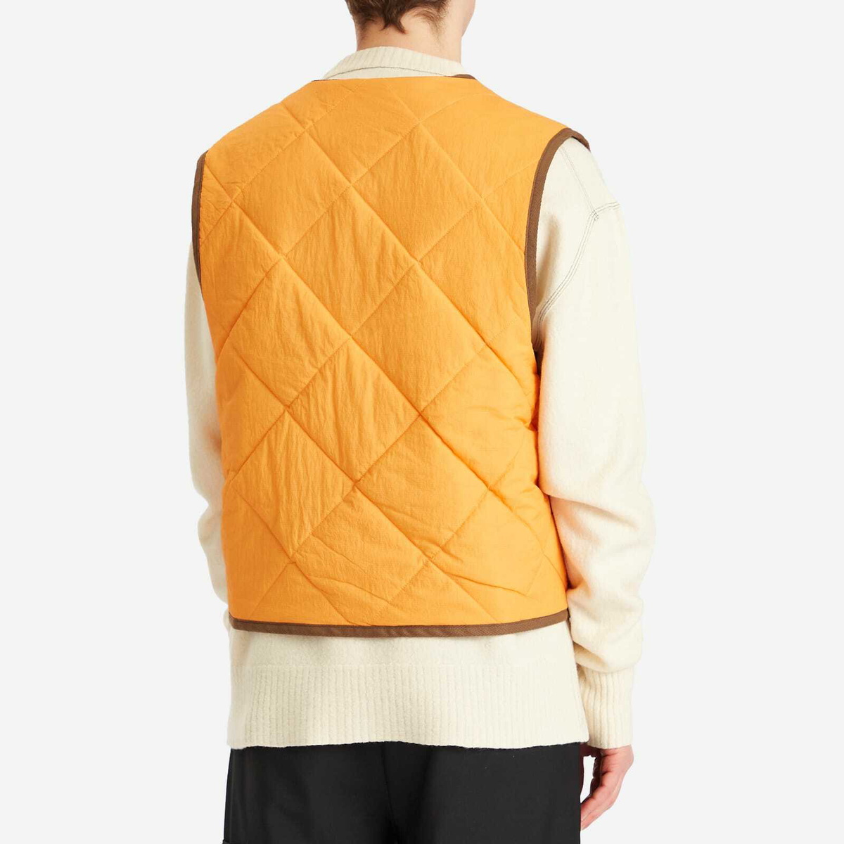 Merely Made Men's Reversible Vest in Brown