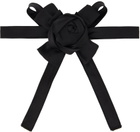 RoomSERVICE888 SSENSE Exclusive Black Flower Choker