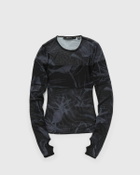 Daily Paper Floral mesh top Black Womens Longsleefe