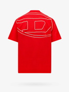 Diesel T Shirt Red   Mens