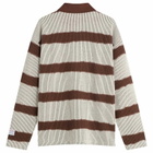 Napapijri Men's x Martine Rose Long Sleeve Polo in Stripe L64