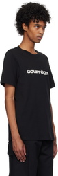 Courrèges Black AC Printed T-shirt