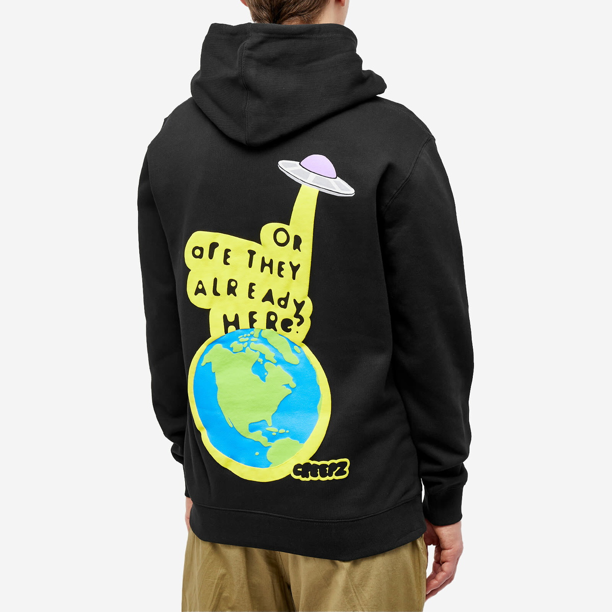Creepz Men's Invasion Heavyweight Hoodie in Black