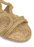 Castañer Pitra Raffia Sandals Beige