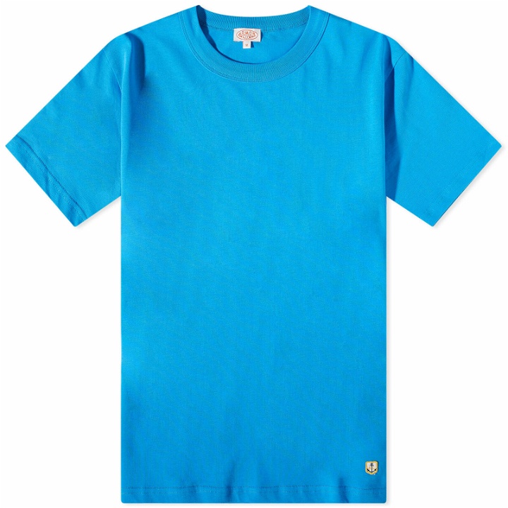 Photo: Armor-Lux Men's 70990 Classic Organic T-Shirt in Royal Blue