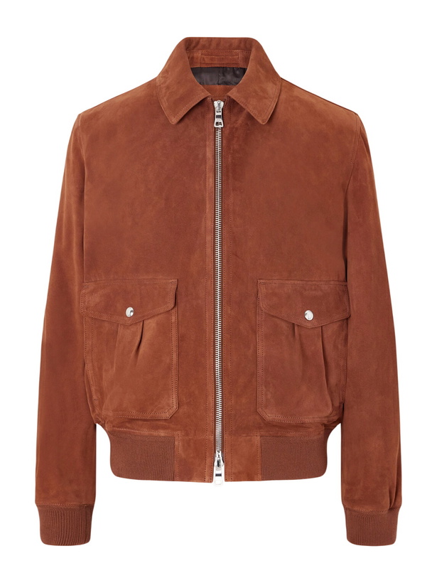 Photo: Mr P. - Suede Blouson Jacket - Brown