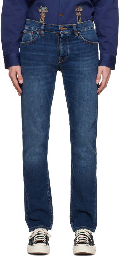 Photo: Nudie Jeans Indigo Grim Tim Jeans