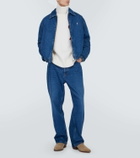 Ami Paris Logo virgin wool turtleneck sweater