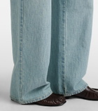 Miu Miu Chambray wide-leg jeans