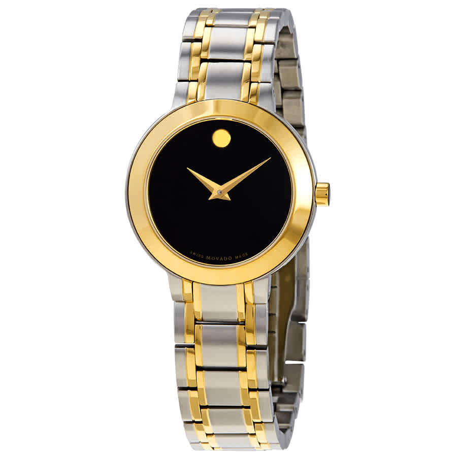 Movado Stiri Black Dial Stainless Steel Ladies Watch s-l400.jpg main image 2