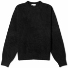 mfpen Men's Furry Knit Sweater in Furry Black