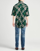 Burberry Mens Shirt Dark in Green