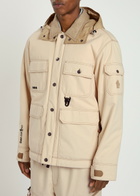 Moncler Grenoble Kelpius Padded Cotton-twill Overshirt Jacket Cream