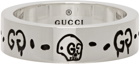 Gucci Silver G Ghost Ring