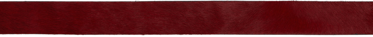 Martine Rose Red Heart Belt