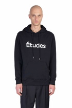 Études Sweatshirt In Black Cotton