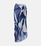 Cala de la Cruz Luana printed beach cover-up