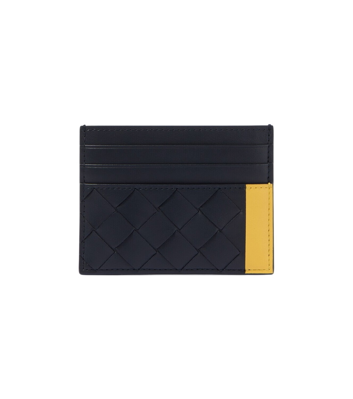 Photo: Bottega Veneta Intrecciato leather card holder