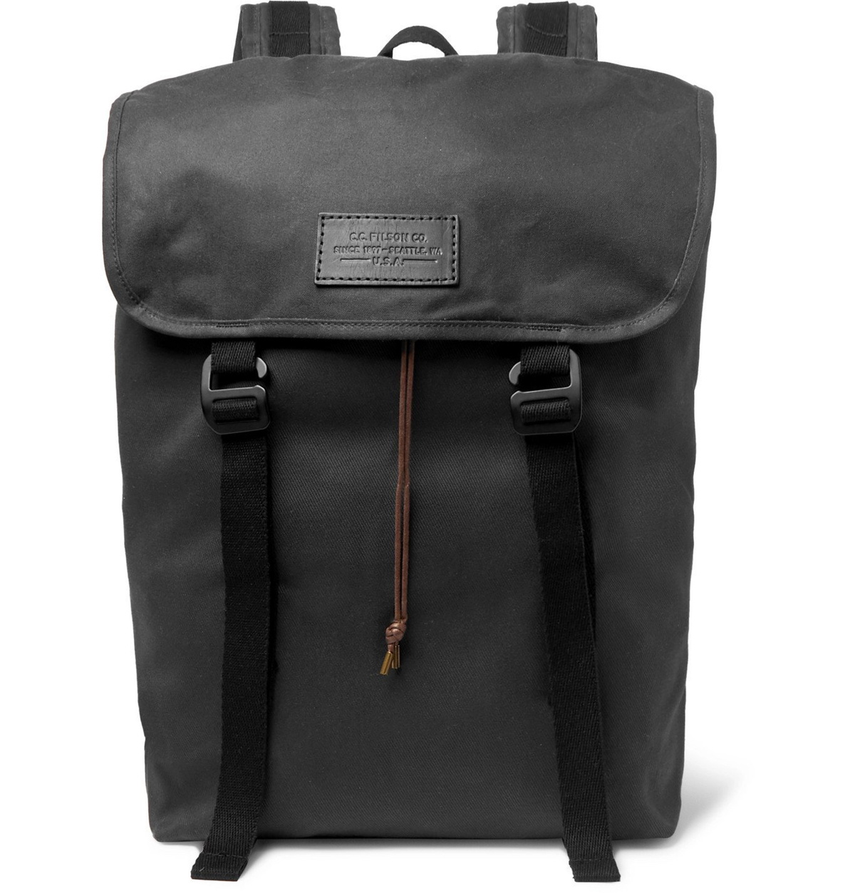 Rugged Twill Backpack - Black