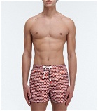 Kiton - Printed swim shorts