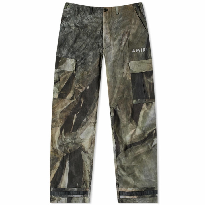 Photo: AMIRI Men's Crinkle Nylon Pant in Black Multi