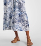Melissa Odabash Kitty cotton and linen shirt dress