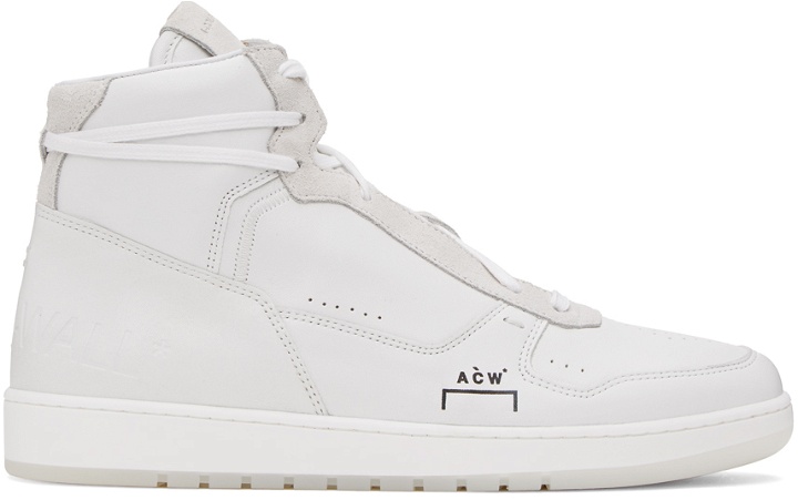 Photo: A-COLD-WALL* White Luol Hi Top Sneakers