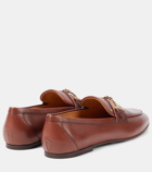 Tod's T Ring leather loafers