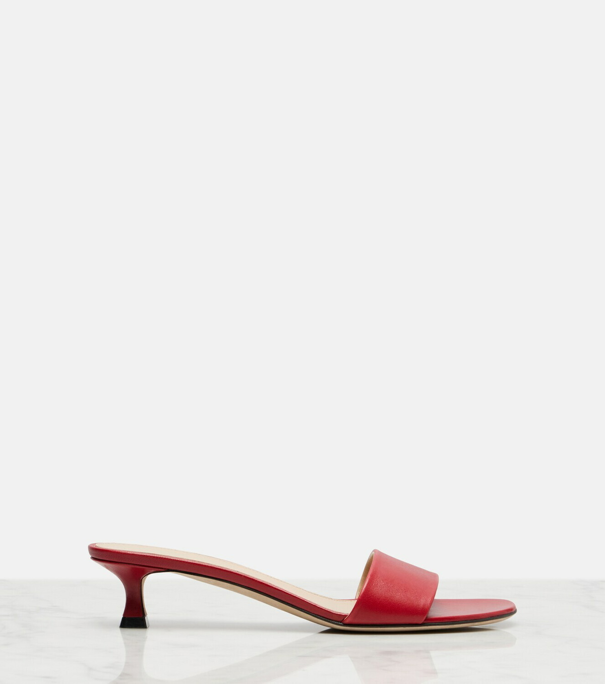 The Row Combo leather slides