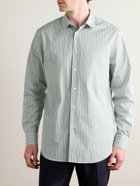 Paul Smith - Soho Striped Cotton-Poplin Shirt - Green