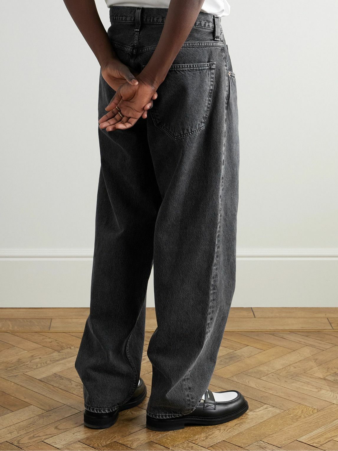 AGOLDE - Fusion Straight-Leg Jeans - Black AGOLDE