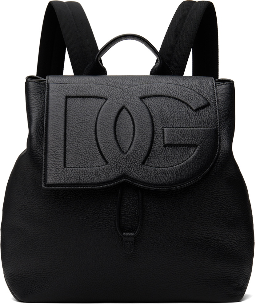 Dolce&Gabbana Black Deerskin Backpack