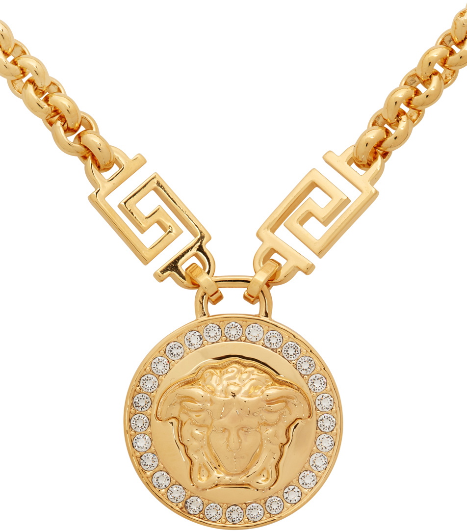 Versace Gold Icon Medusa Necklace Versace