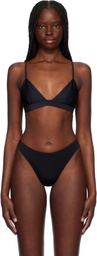 CDLP Black Triangle Bikini Top
