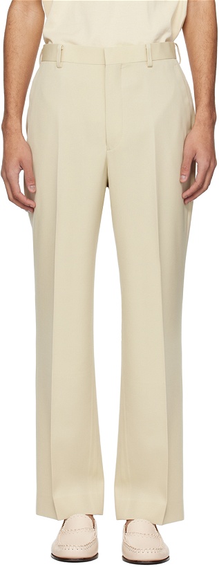 Photo: AURALEE Off-White Light Trousers