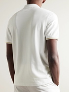 Bogner - Fion Slim-Fit Logo-Appliquéd Stretch-Cotton Piqué Polo Shirt - White