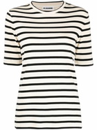 JIL SANDER - Striped Cotton T-shirt