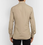 TOM FORD - Slim-Fit Button-Down Collar Cotton Shirt - Beige