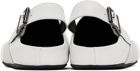 Marni White Fussbett Sabot Sandals