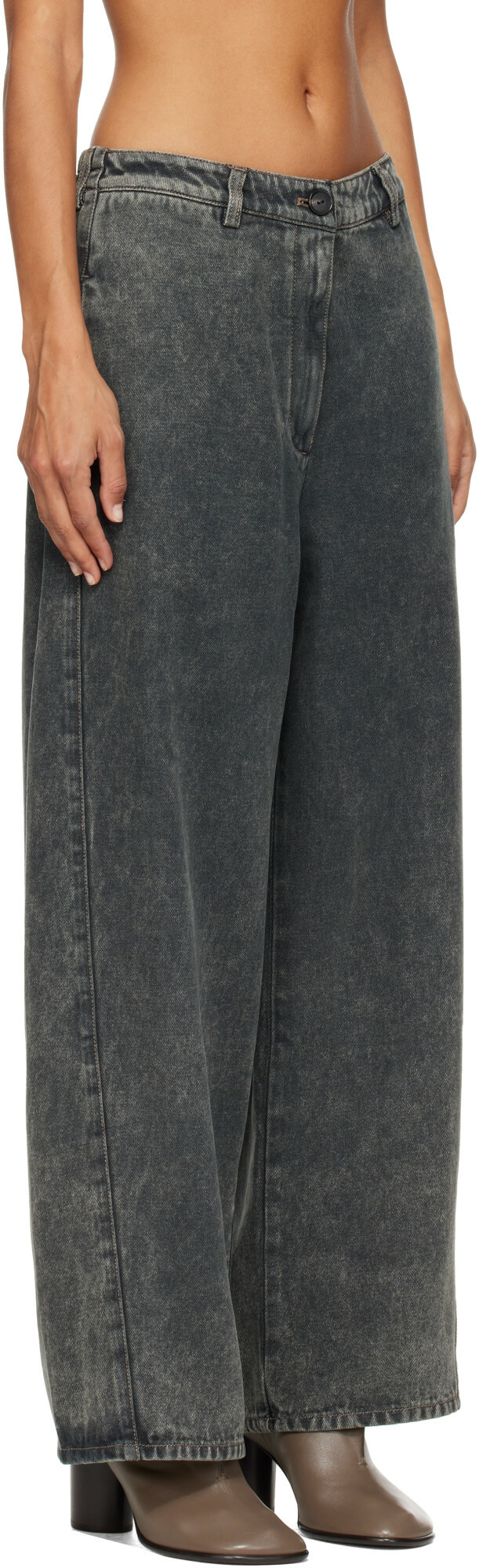 Cordera Gray Straight Jeans