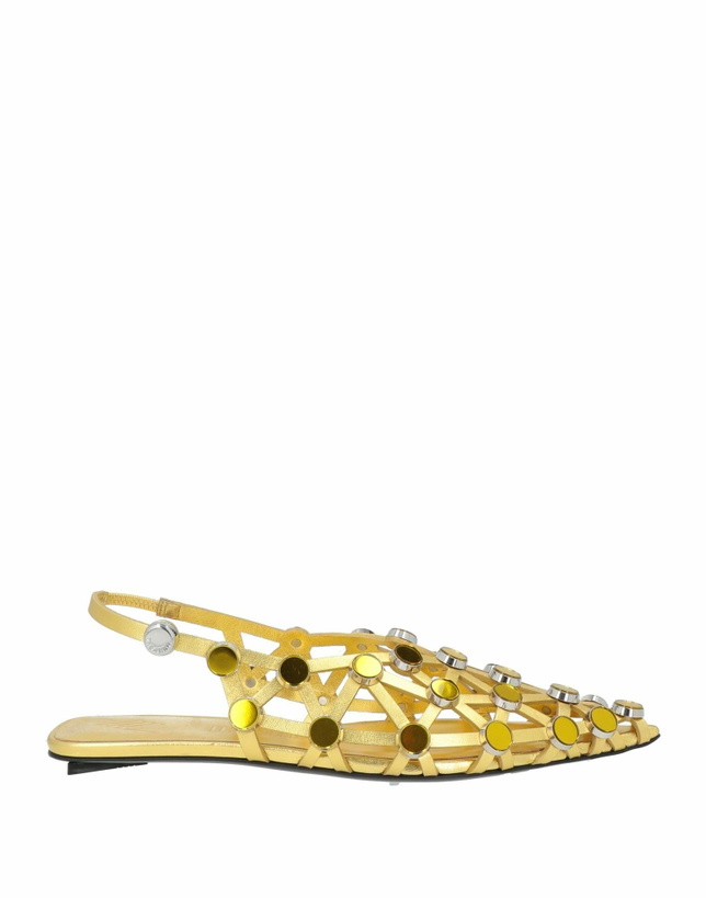 Photo: The Attico Womens Ballet flats in Gold