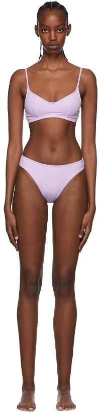 Photo: Nu Swim Purple Stas & High Cut Bikini
