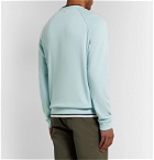 Schiesser - Vincent Fleece-Back Cotton-Jersey Sweatshirt - Blue