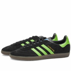 Adidas Statement Adidas SPZL Samba Deco Sneakers in Core Black/Lucid Lime/Gum
