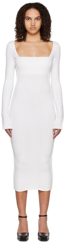 Photo: Anna October Off-White Collette Midi Dress