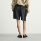 STEL Women's box pleated shorts in Black
