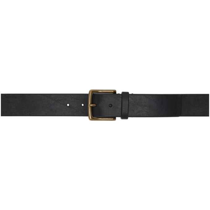 Photo: Officine Creative Black Vacchetta OC Strip 22 Belt