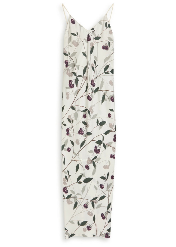 Photo: Stella Mccartney Cherry-print Silk Maxi Dress Cream