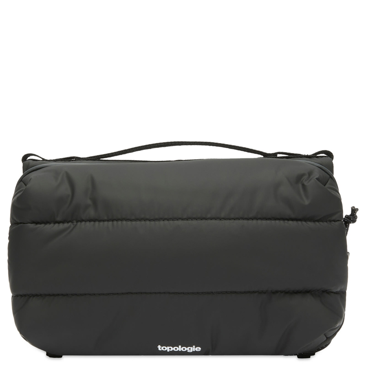 Topologie Bottle Sacoche Bag - Large in Black Tech Sateen Topologie