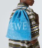 Loewe Paula's Ibiza Medium logo terry pouch